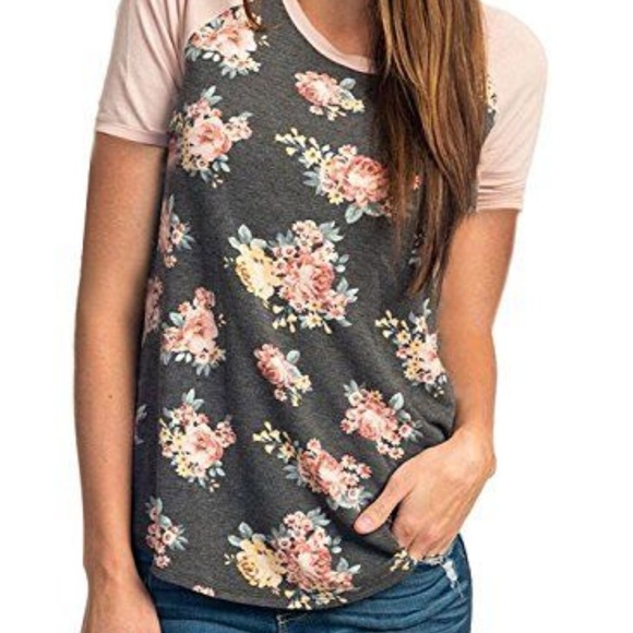 Ceasikery Tops - CEASIKERY Floral Tee